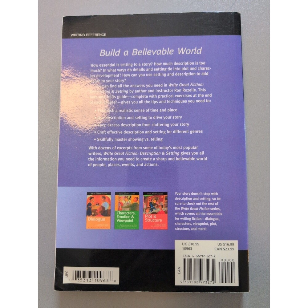 Description & Setting by Ron Rozelle: Used - Picture 2 of 3